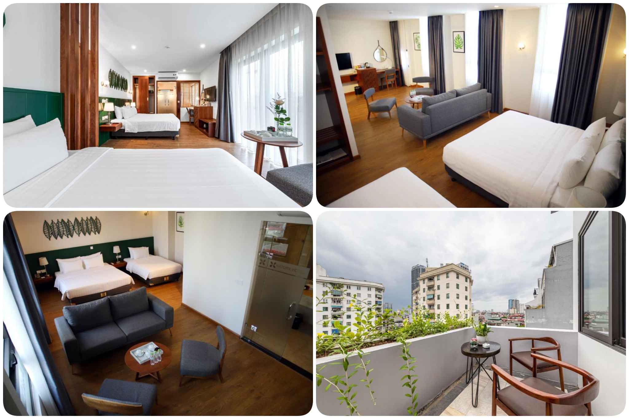 Phòng family suite tại The Nature Hà Nội 